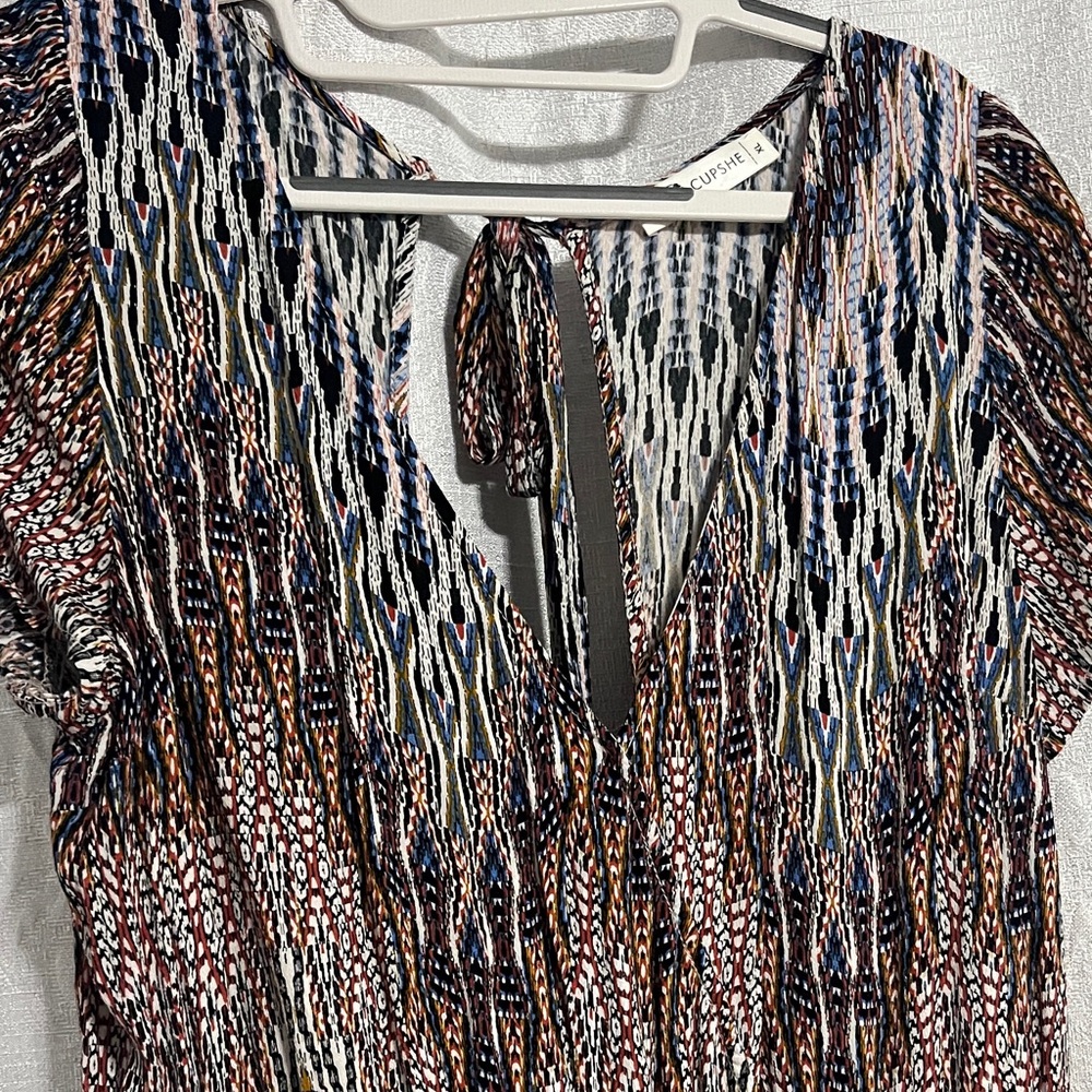 Cupshe Multicolor Patterned Mini Dress - Picture 3 of 6